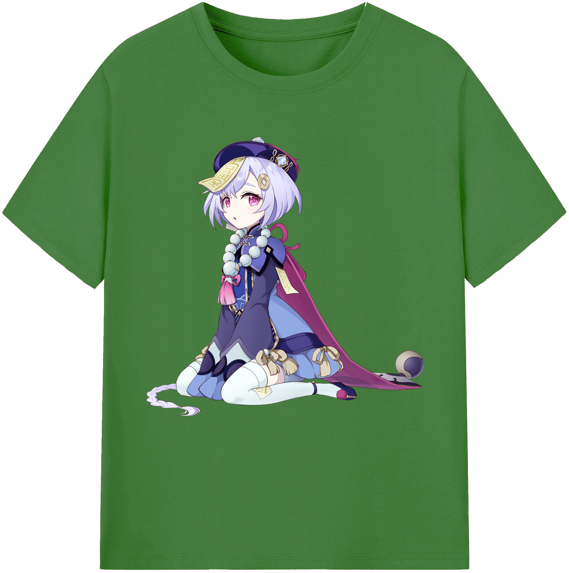 げんし神 七七 なな  genshin Nana レディースカジュアルプリントTシャツ（綿100％）